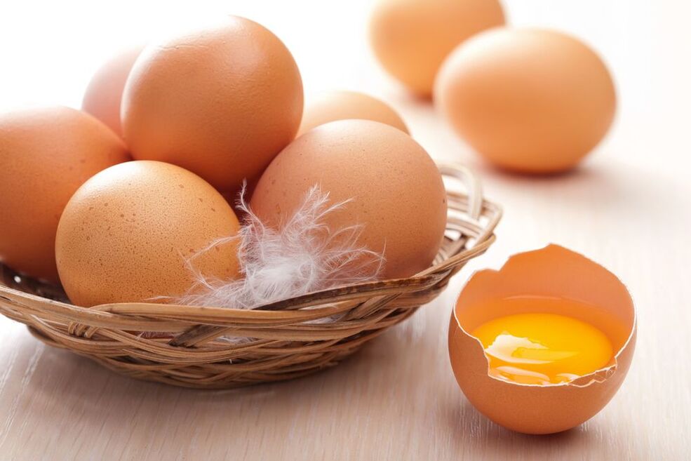 αυγά κοτόπουλου για αύξηση της ισχύος
